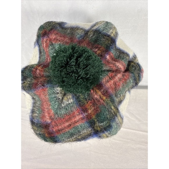 Browns of Bermuda‎ Wool Mohair Red Blue Tartan Plaid Cap Hat Made in Scottland main image 8